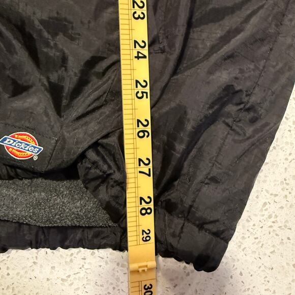 Dickies Black Hooded Windbreaker Jacket XL Fleece Lined Workwear Outdoor Winter - Picture 9 of 9